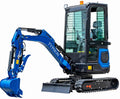 TYPHON 18 FLEX PRO 1.8 Ton Mini Excavator USA with 12 attachments