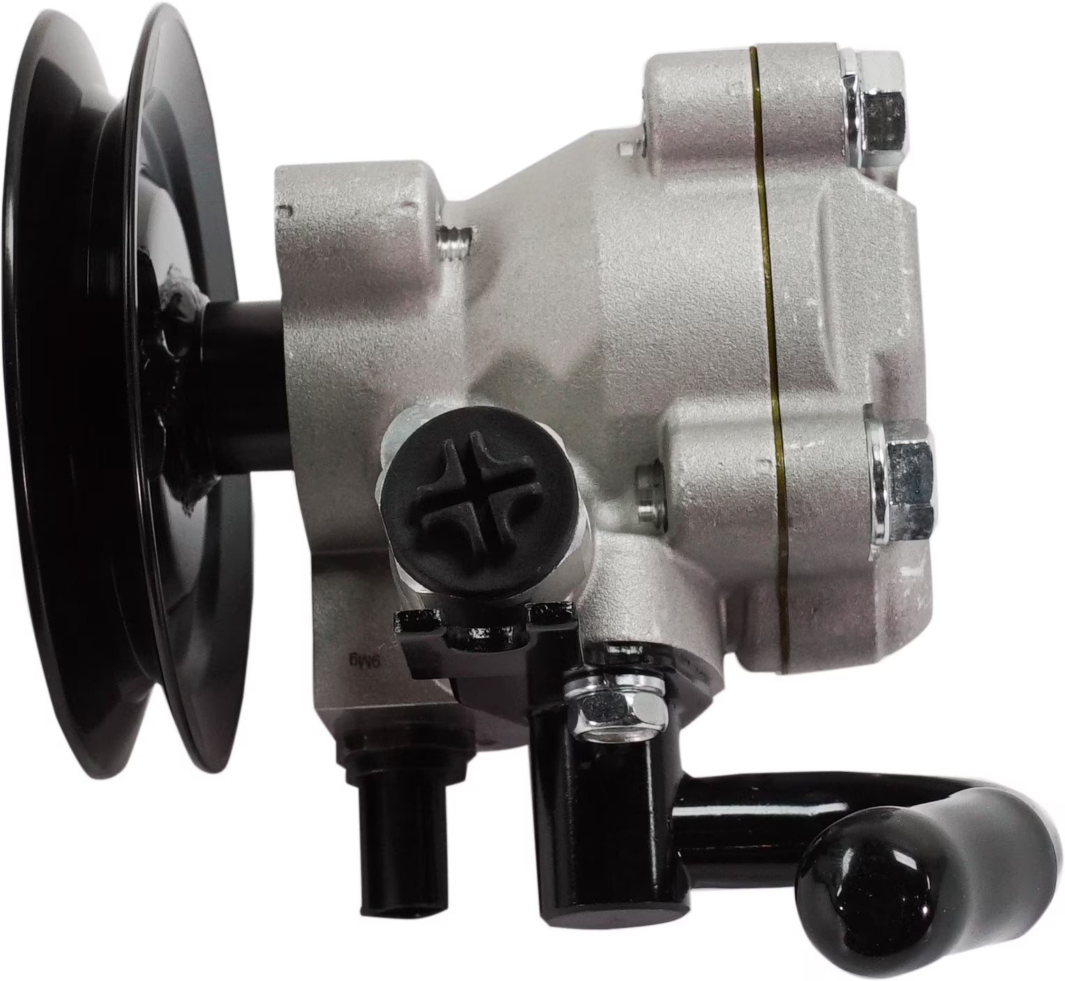 Power Steering Pump Compatible with 2006-2009 Hyundai Accent 2006-2011 Kia Rio 4Cyl 1.6L With Pulley