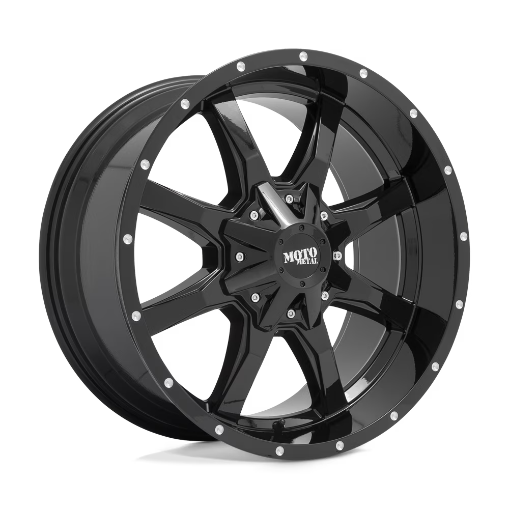 Moto Metal Cast Aluminum Rim MO970 18X9 8X170 G-BLK MILL LP 18MM, MO970890873A18