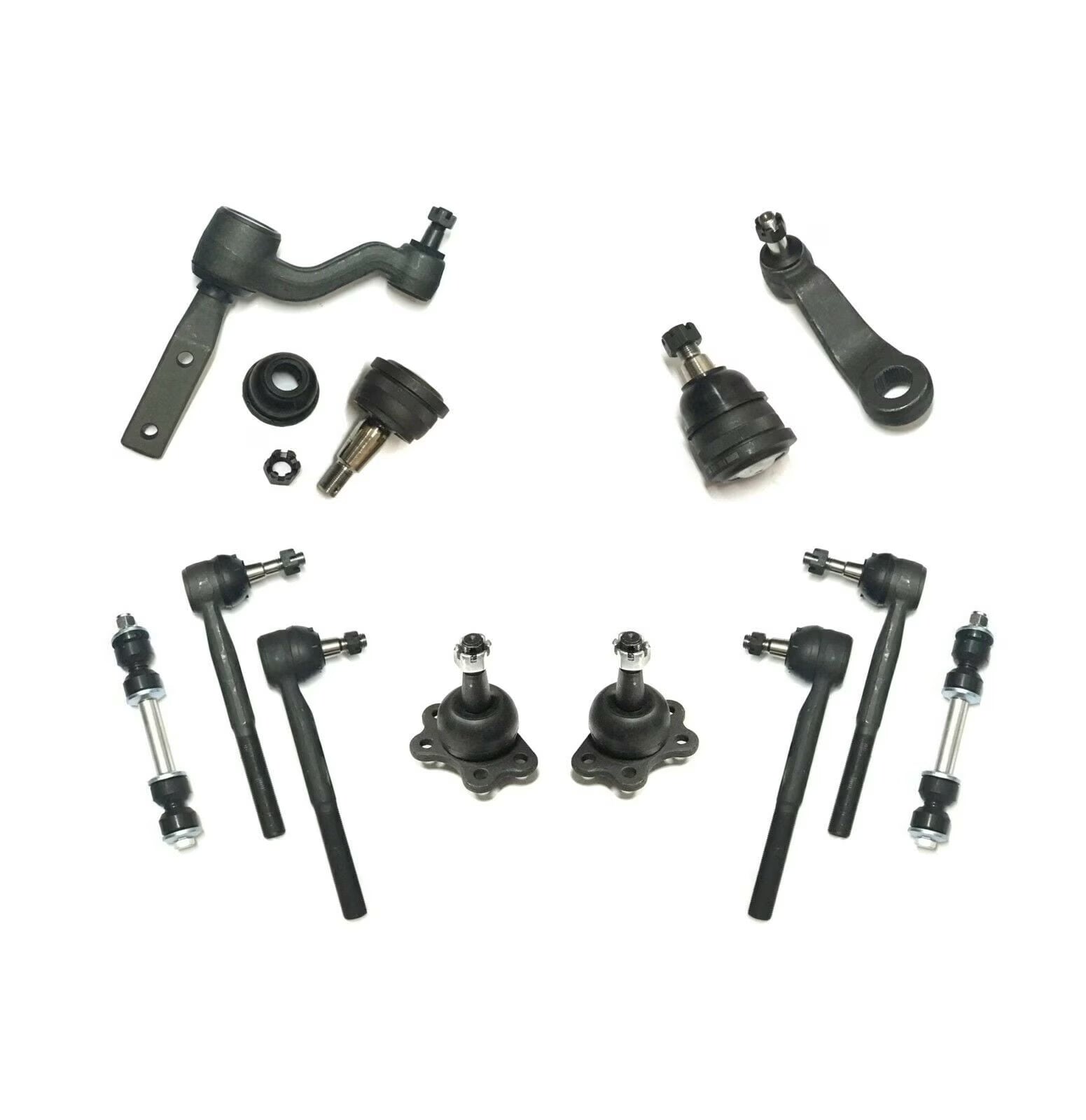 12 Pc Suspension Kit for 2WD Models Front Upper Lower Ball Joints Tie Rod Ends & Sway Bar Links Fits select: 1989-1990,1992 CHEVROLET GMT-400 C1500