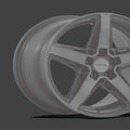Niche 1PC Cast Aluminum Wheel M271 18x8 5x112 M-BLK DDTC-FC 30mm, M2711880F8+30