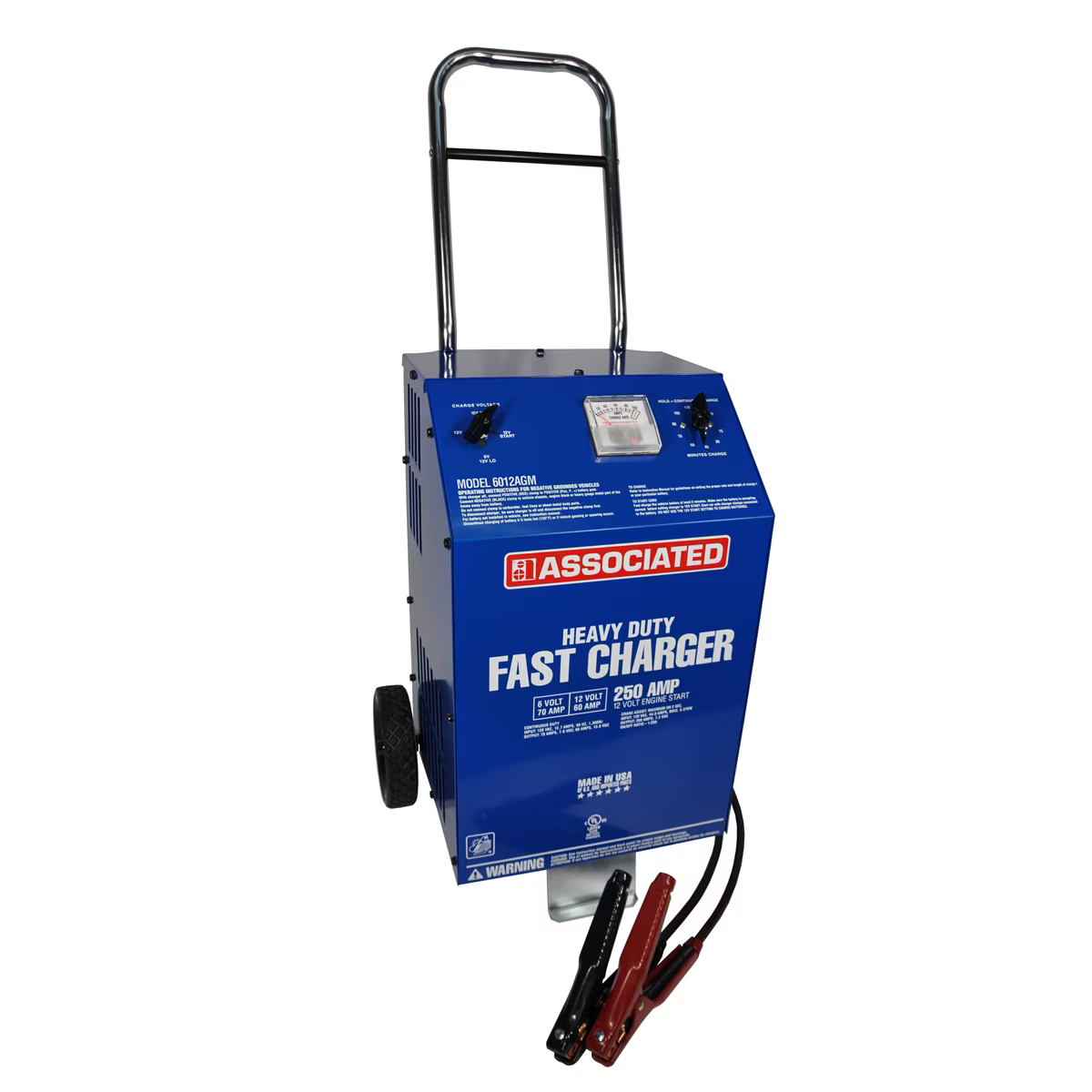 Associated Equipment 6012AGM 70 Amps 6V-12V Professional Automotive Battery Charger