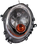 Headlight Compatible With 2007-2015 Mini Cooper Left Driver Halogen With bulb(s)