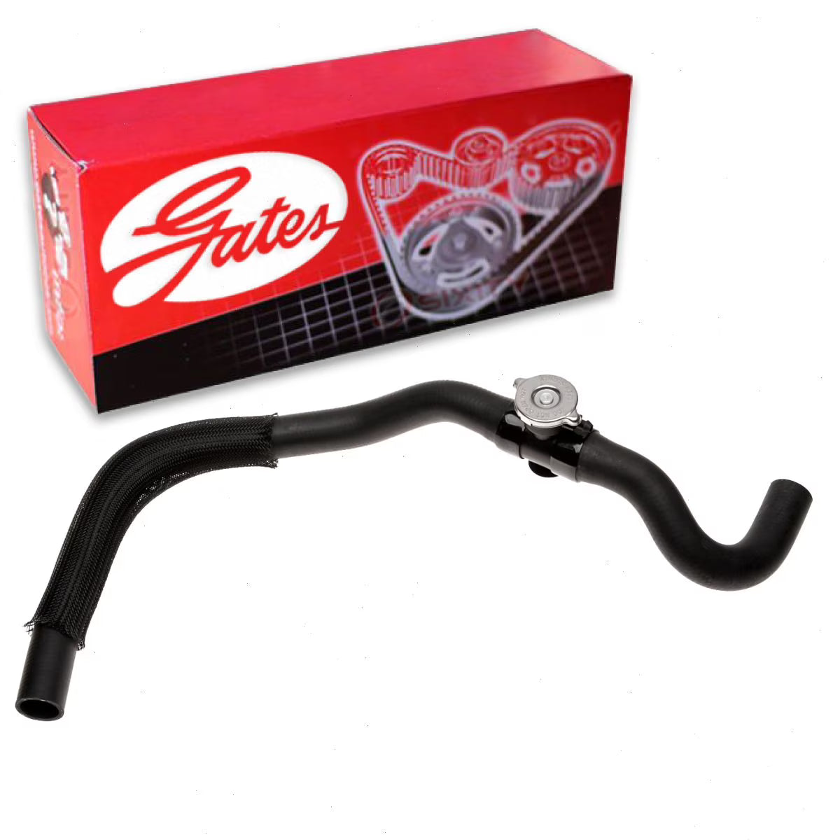 Gates Upper Radiator Coolant Hose compatible with Dodge Journey 2.4L L4 2009-2019