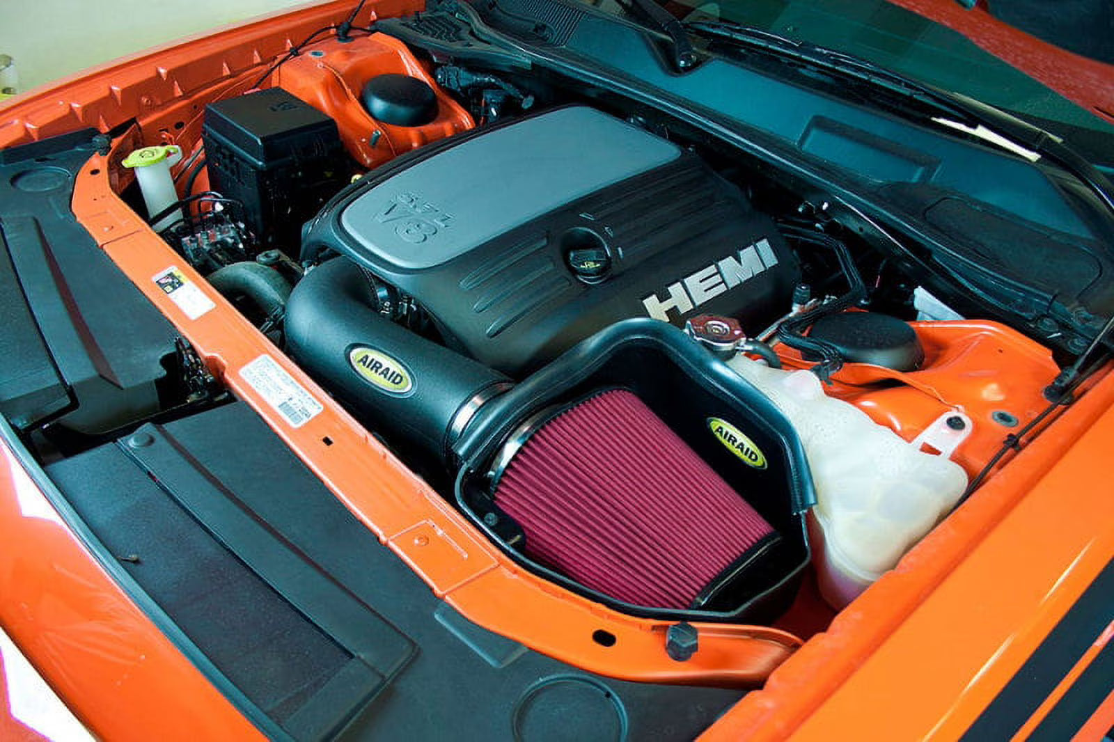 AIRAID MXP Intake System w/ Tube (Oiled / Red Media) Fits select: 2011-2014 Dodge Charger, 2011-2014 Dodge Challenger and 2011, 2013 CHRYSLER 300