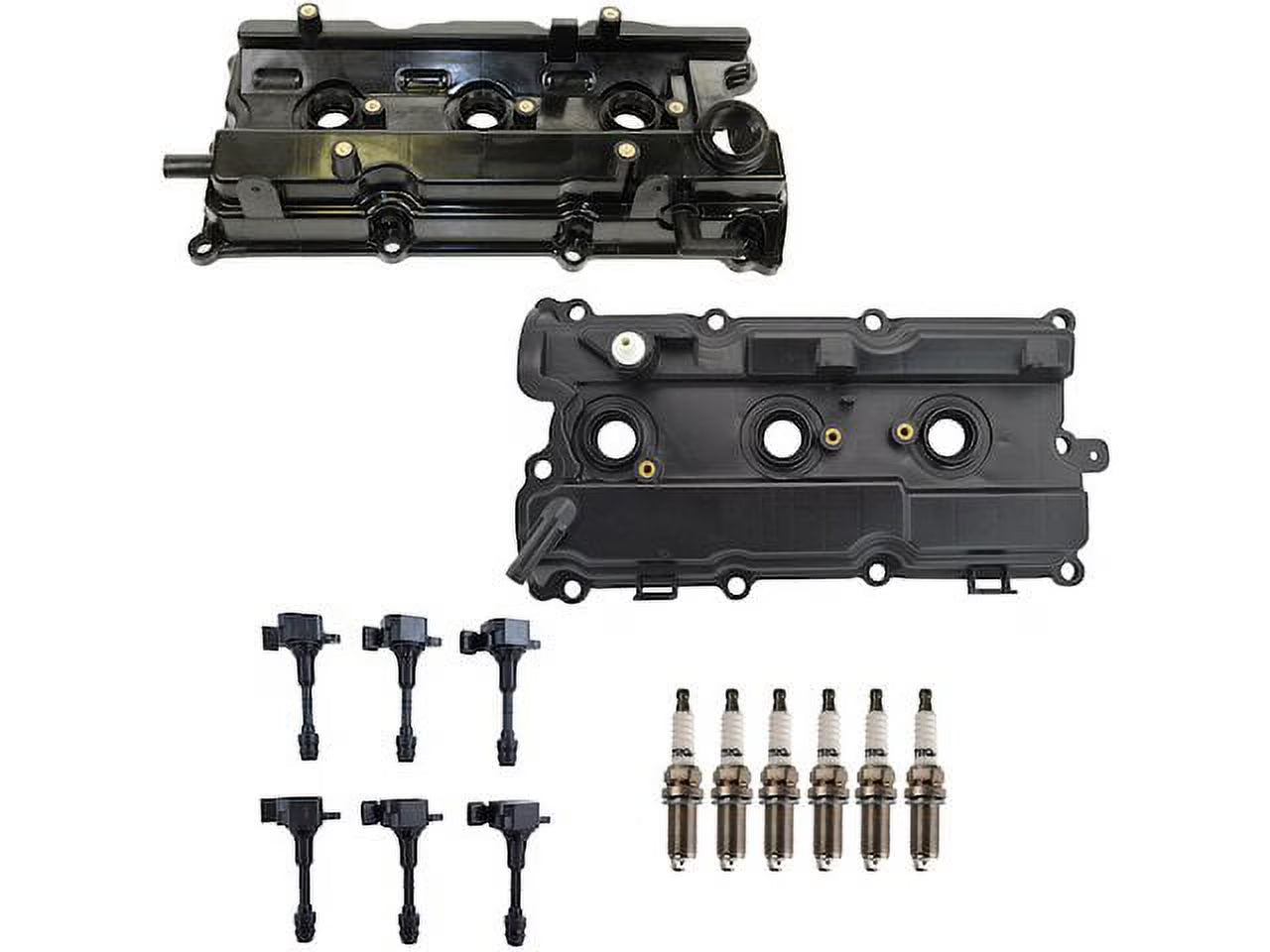 Ignition Coil Spark Plug Valve Cover Kit - Compatible with 2002 - 2006 Nissan Altima 3.5L V6 2003 2004 2005