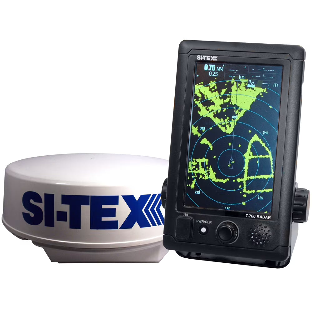 SI-TEX T-760 Compact Color Radar w/4kW 18  Dome - 7  Touchscreen