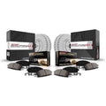 PowerStop Front and Rear Geomet Coated Brake Rotor and Pad Kit Fits: HONDA Select Models CRK7574