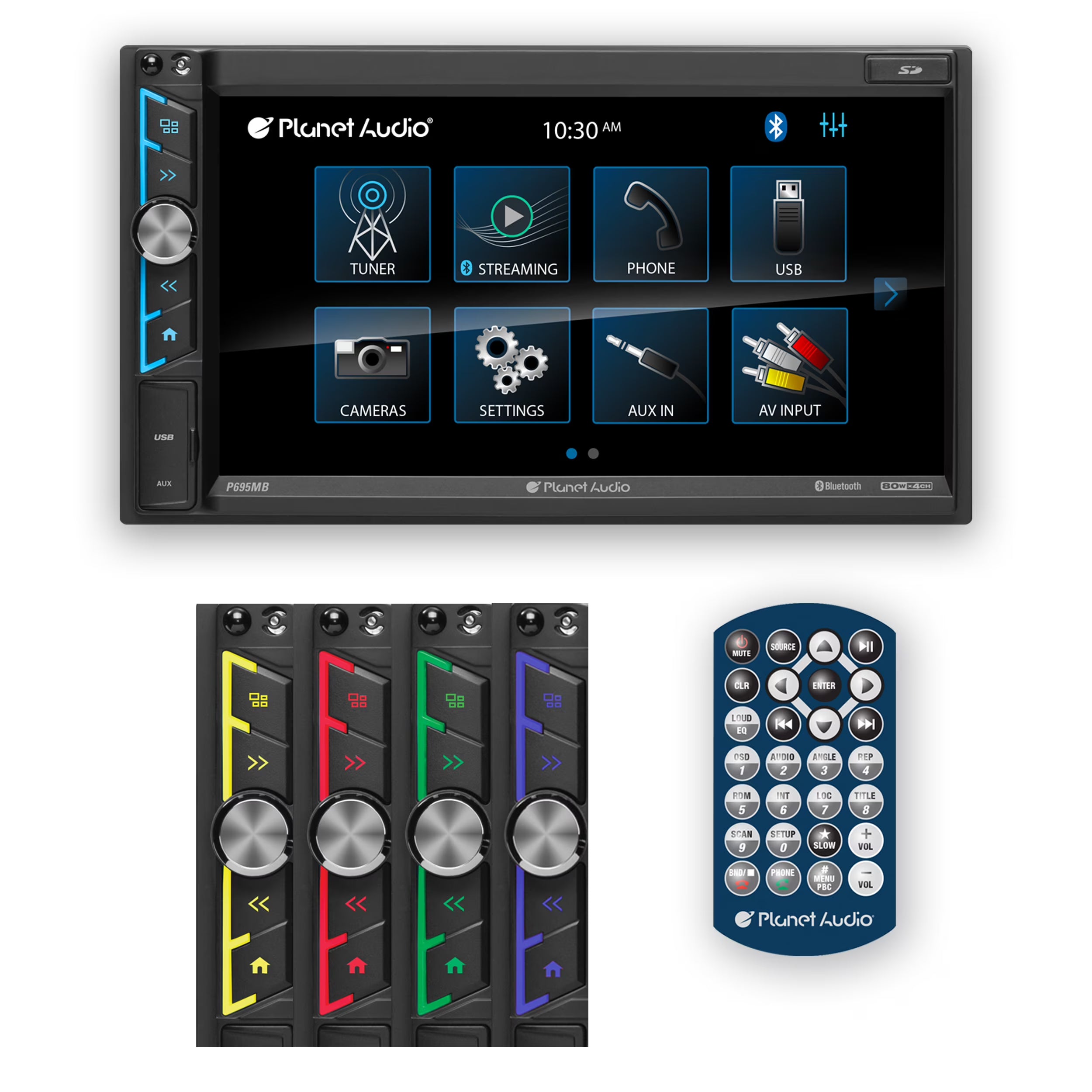 Planet Audio P695MB 6.95??Bluetooth Car Stereo, No CD