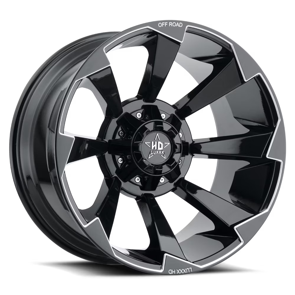 LUXXX HD Alloy Rims LHD16 20X9 6135/139.7 -12 106.1 Gloss Black Milled