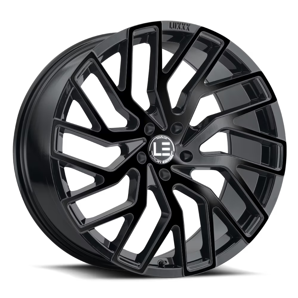 LUXXX LE 5 22X10.5 5X120 32ET 73.1CB GLOSS BLACK WHEEL