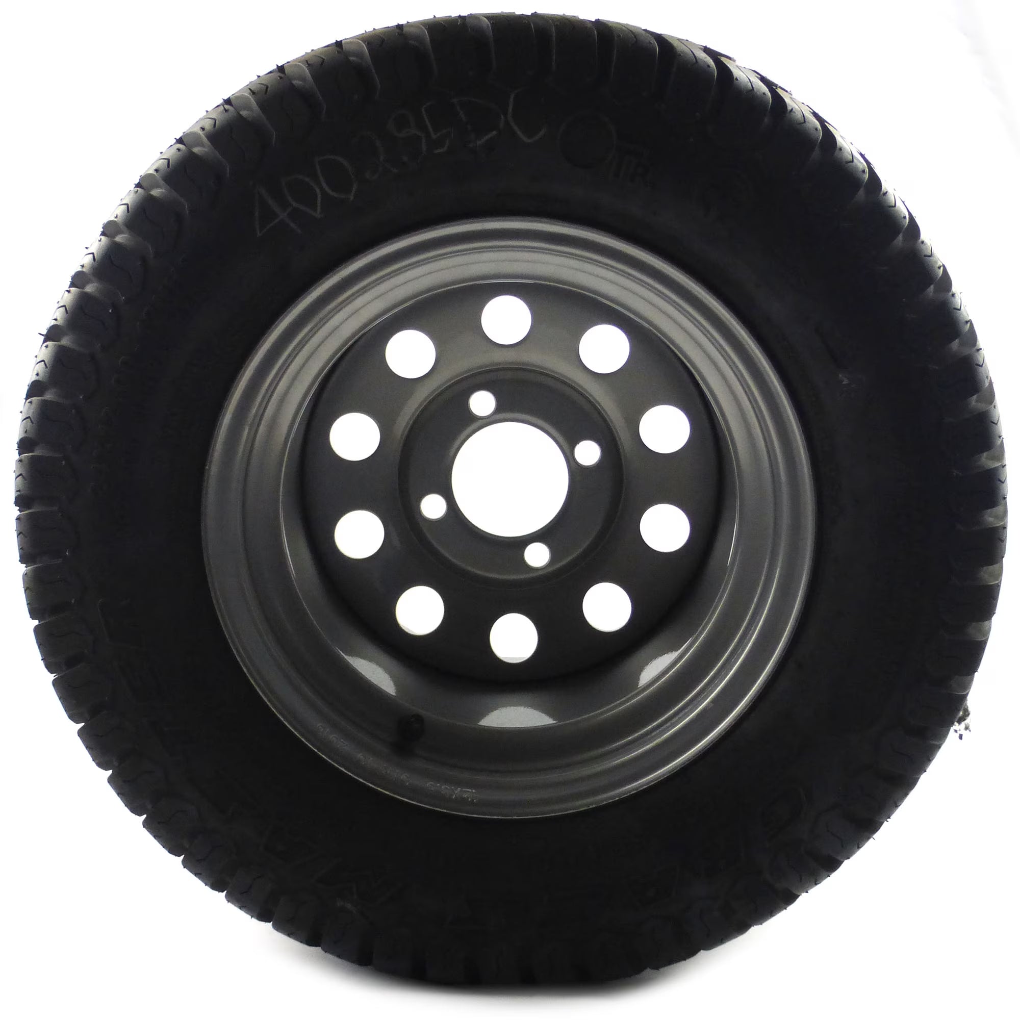 Genuine OEM Dixie Chopper Complete Rear Wheel Assembly (24x12x12) Turf Tread Tire for (2008-2012) SE2550, SE2734, SE2744, SE2750, SE2760HP Lawn Mowers / 400285DC