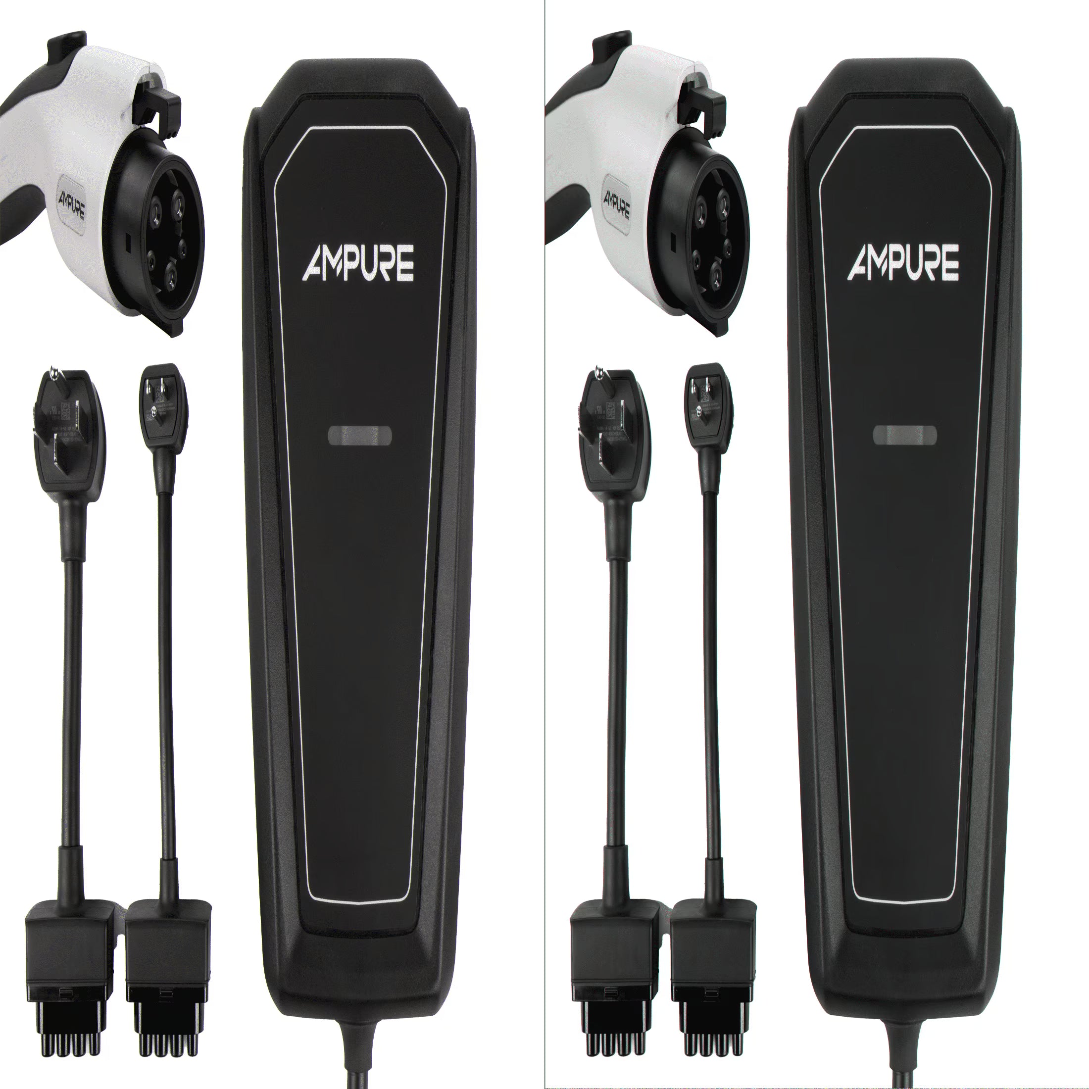 Ampure Go Level 2 Portable EV Charger, 32 Amp, SAE J1772, NEMA 14-50 Plug, 20ft Cable, Compatible with All J1772 EVs