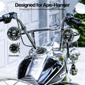 GoHawk 5  Waterproof Motorcycle Bluetooth Speakers Stereo Built-in Amp Audio System Harley, Chrome