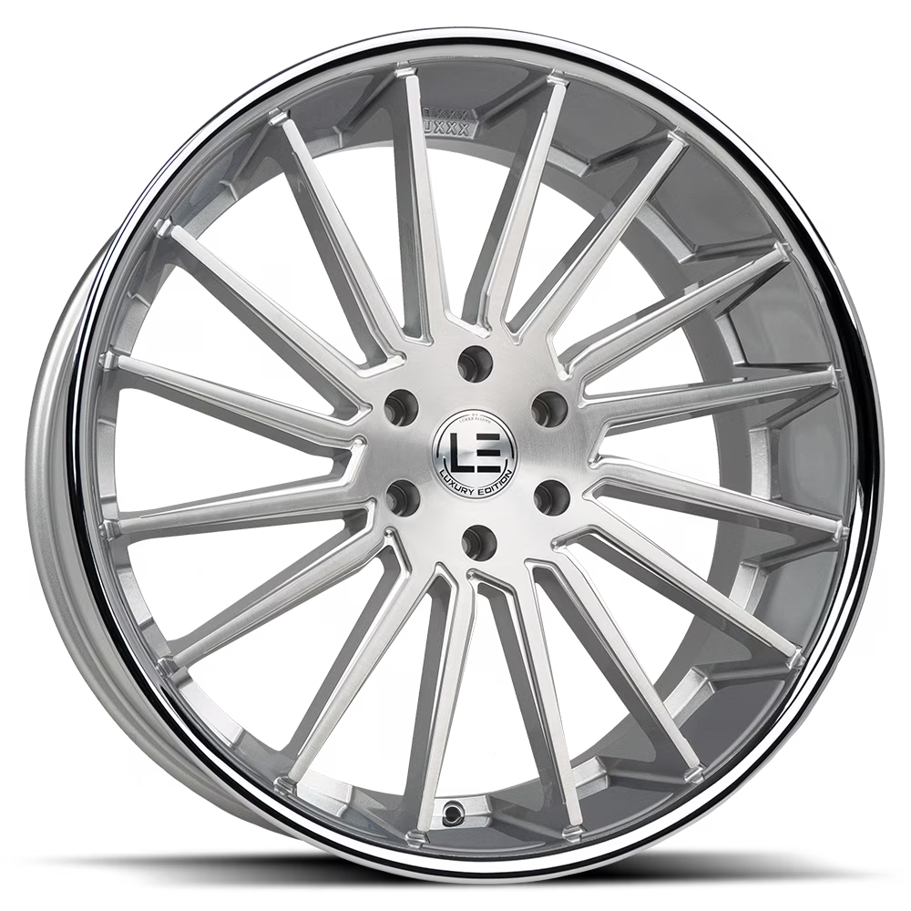 LUXLE9 SSL 26X10 6X135 +35 87.1 Brushed Face Milled Stainless Steel Lip