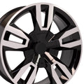 22  Replica CV40 fits Chevrolet Tahoe 22x9 Black Machd