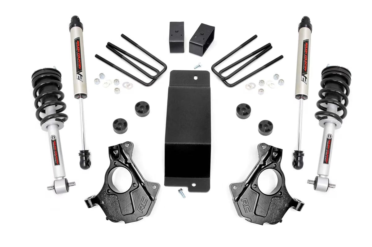 Rough Country 3.5  Lift Kit w/Struts & V2 Shocks for 14-18 Chevy/GMC 1500- 12171