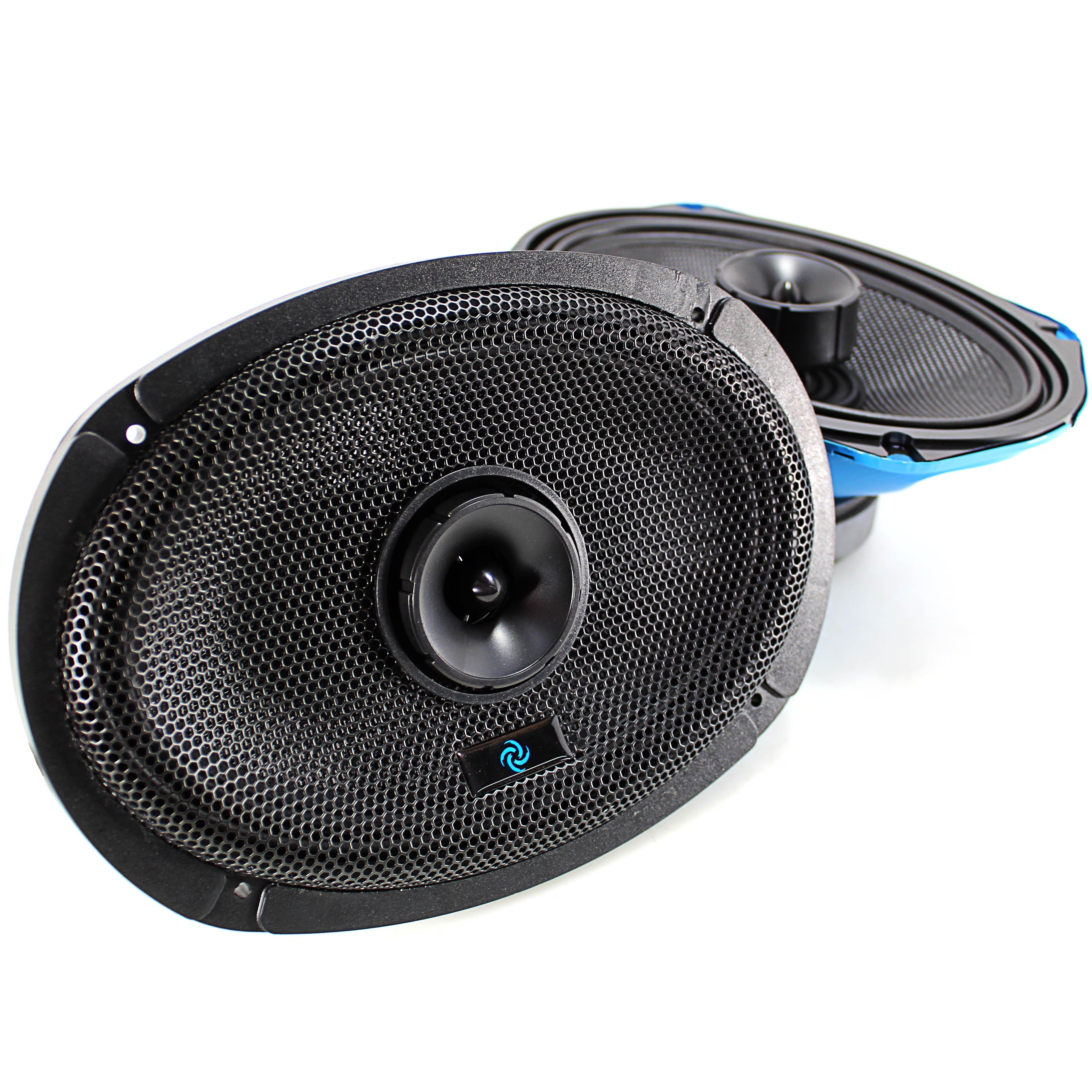 Motorcycle/Marine 6x9  Hybrid Coax 100W RMS Midrange Galeforce F1 Speakers Pair