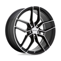 Petrol P5C 19X8 5X112 40Et 76.1Cb Gloss Black W/ Machined Face Wheel