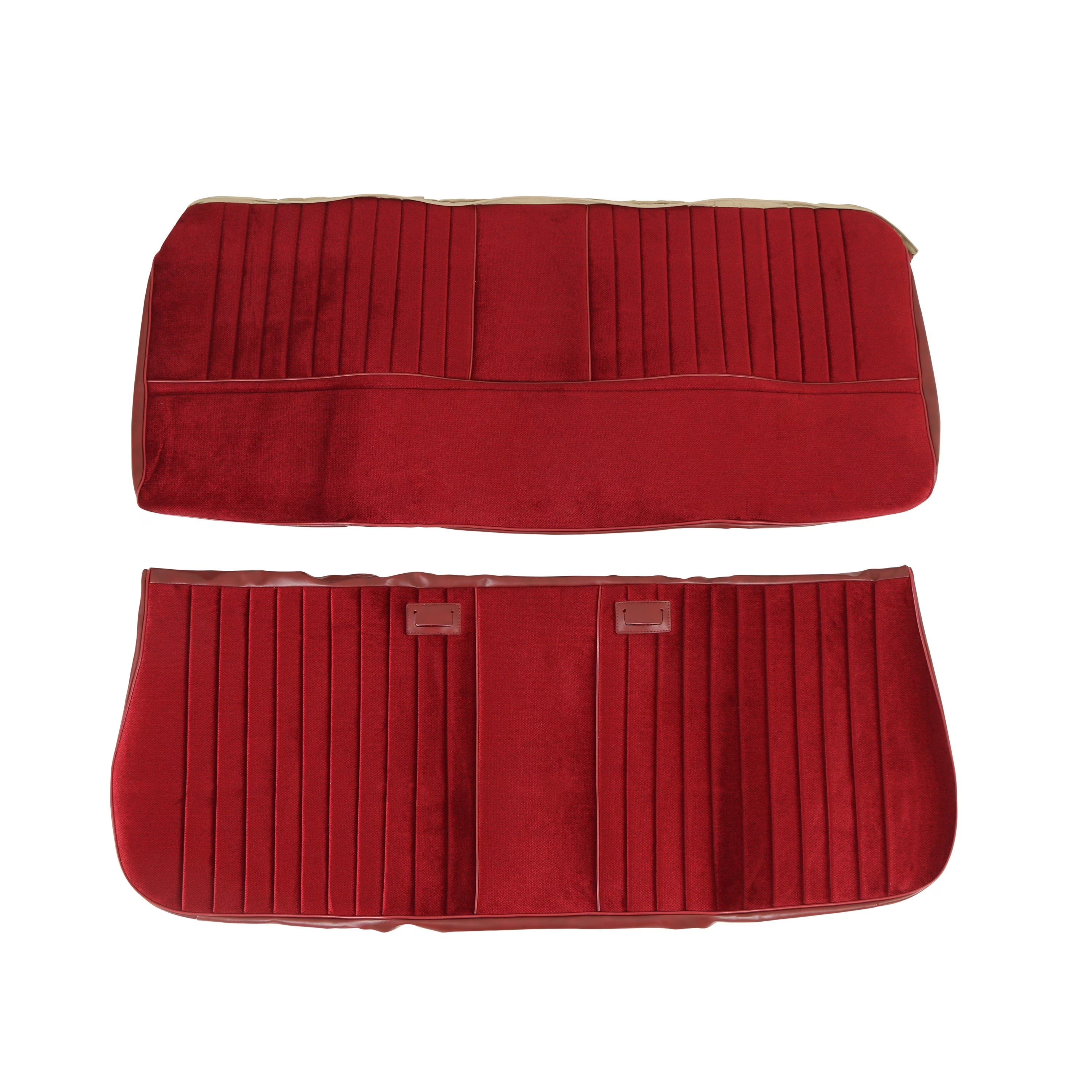 Brothers Trucks UP87C01MAROON Bench Seat Cover-Vinyl w/ Vinyl/Velour-Maroon/Burgundy