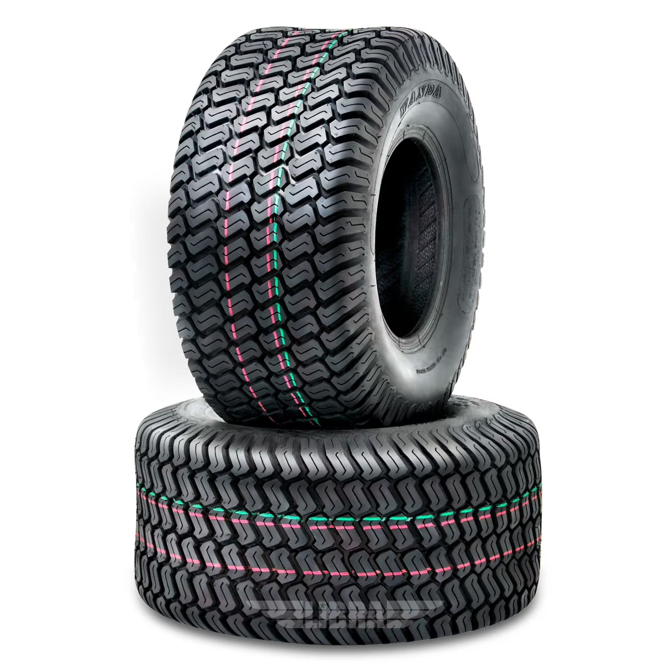 2 New WANDA 18x9.50-8 Lawn Mower Utility/ Golf Cart Turf Tires P332 -13032