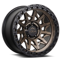 Lock Offroad Lunatic 18x9 6x139.7 -12et 106.2 Matte Bronze w/ Matte Black Ring