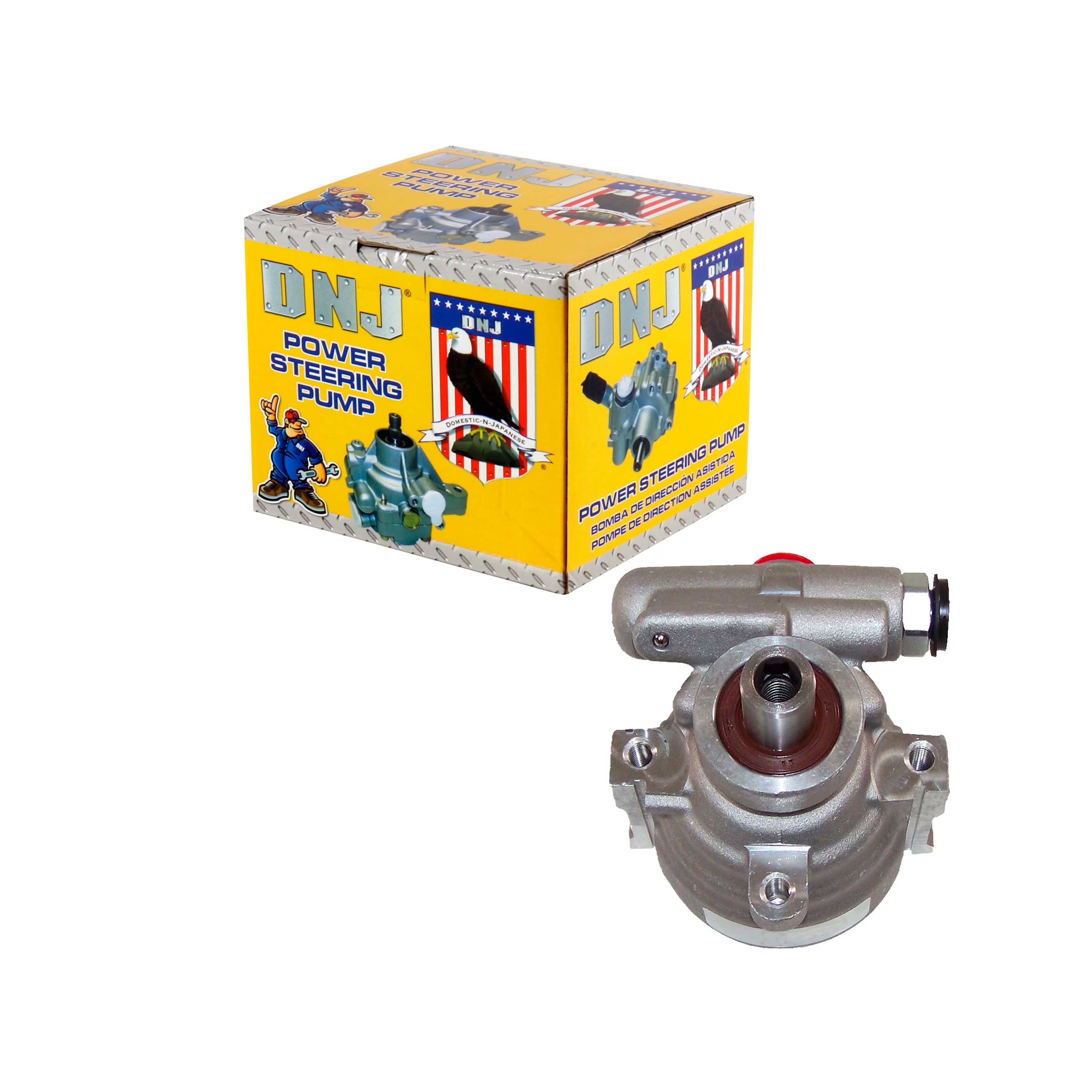 DNJ PSP1021 New Power Steering Pump Fits Cars & Trucks 91-03 Pontiac Oldsmobile 2.3L 3.4L OHV