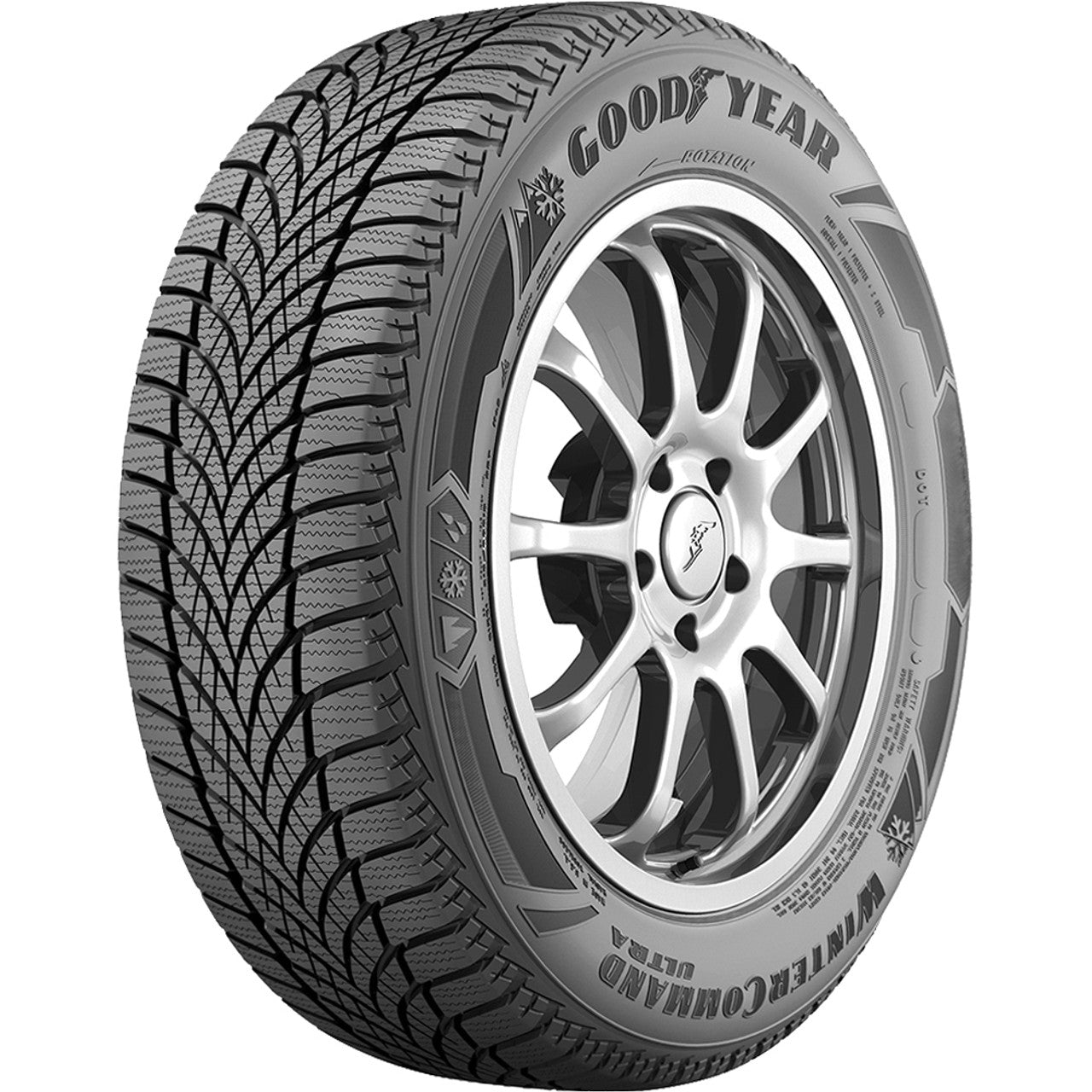 Goodyear Winter Command Ultra Winter P205/55R16 94H XL Passenger Tire Fits: 2012-13 Honda Civic EX-L. 2014-15 Honda Civic EX