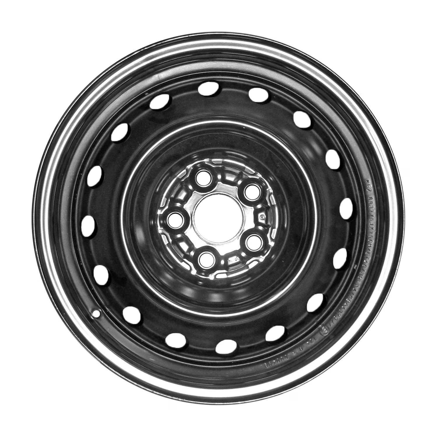 Remanufactured Painted Black Steel Wheel 15 x 6 28111FJ000 fits 2012-2013 Subaru Impreza