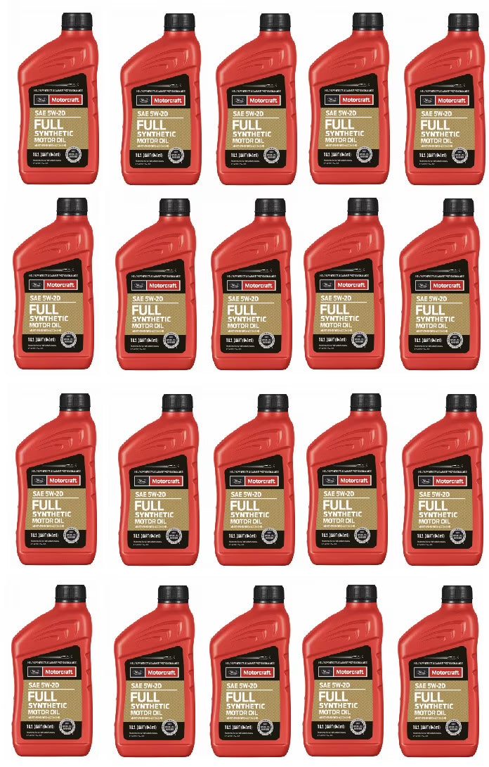 20 Quarts OEM Full Synthetic Engine Motor Oil FORD/Motorcraft SAE 5W-20 Mpn #XO-5W20-Q1FS