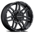 Raceline 931B-INJECTOR 17  Cast Aluminum Wheel, INJECTOR BLACK 17X9 5X5/5X135mm 0mm