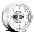 17  American Racing AR172 Baja 17x8 6x5.5 Polished Wheel 0mm Truck Rim