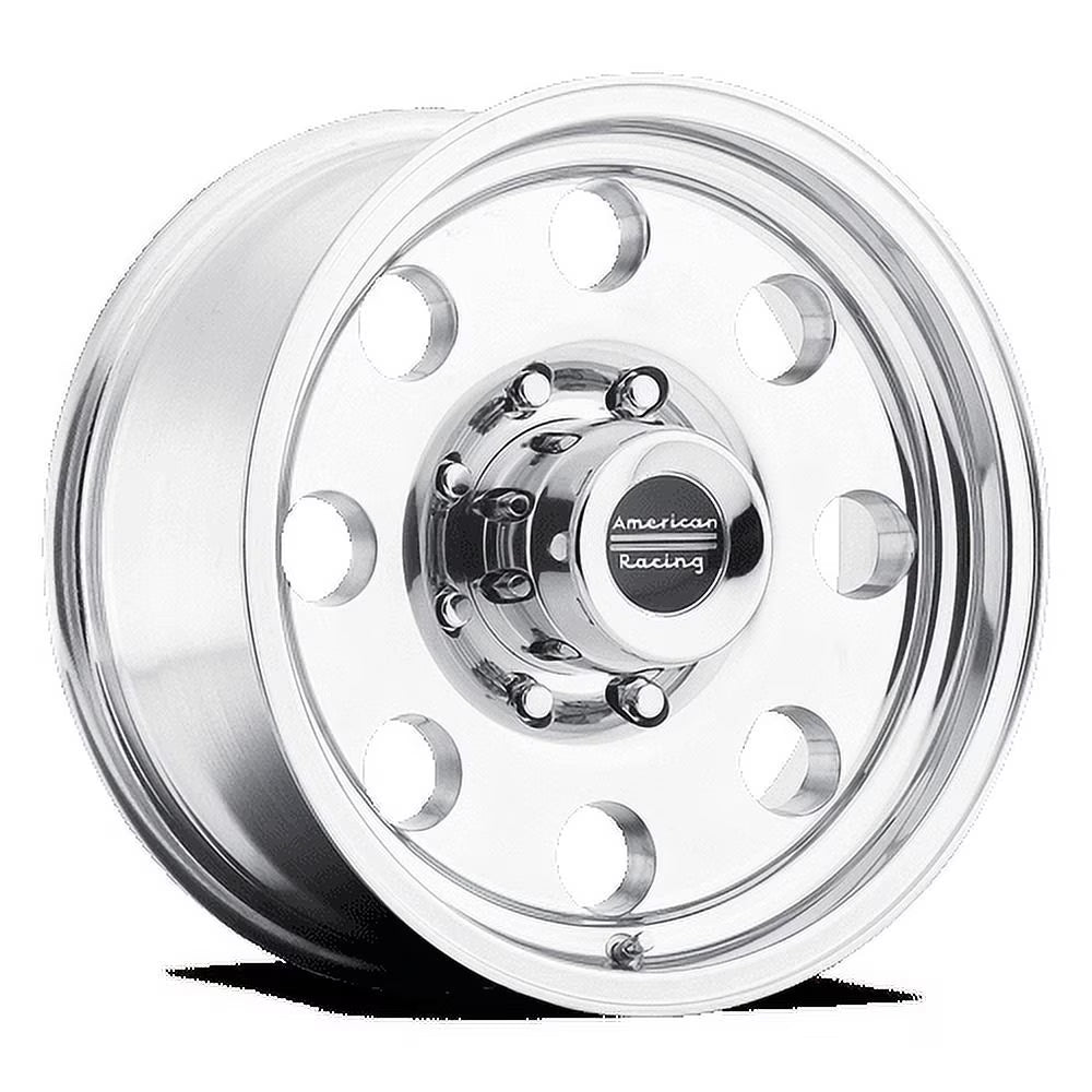 17  American Racing AR172 Baja 17x8 6x5.5 Polished Wheel 0mm Truck Rim