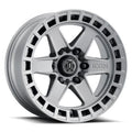 ICON ALLOYS RAIDER TITANIUM - 17 X 8.5 / 6 X 120 / 0 MM / 4.75  BS Fits select: 2015-2022 CHEVROLET COLORADO, 2015-2022 GMC CANYON