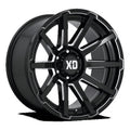 XD Aluminum Rim XD847 OUTBREAK 18X9in Gloss Black Milled Finish, XD84789088312