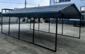 12 x 26 FT Metal Carport, Heavy Duty Carports Reinforced Frame and Steel Roof, All-Weather Shelter Canopy for Pickups, Boats, Cars, and Tractors