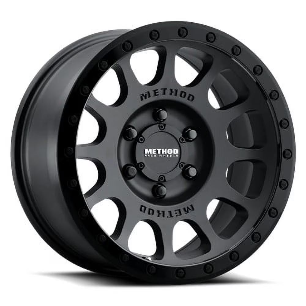 Method MR305 NV 17x8.5 0mm Offset 6x5.5 108mm CB Double Black Wheel - MR305785601000 Fits select: 2000-2018 CHEVROLET SILVERADO, 1996-2023 TOYOTA TACOMA