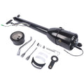 GELUOXI Street Hot Rod 30  Black Steering Column Tilt Auto Floor Shift with Adapter No Key R91002BK-30 