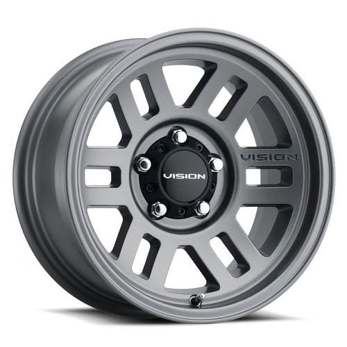 17  Vision Off-Road 355 Manx 2 Overland Satin Grey Wheel 17x9 5x4.5 20mm Rim