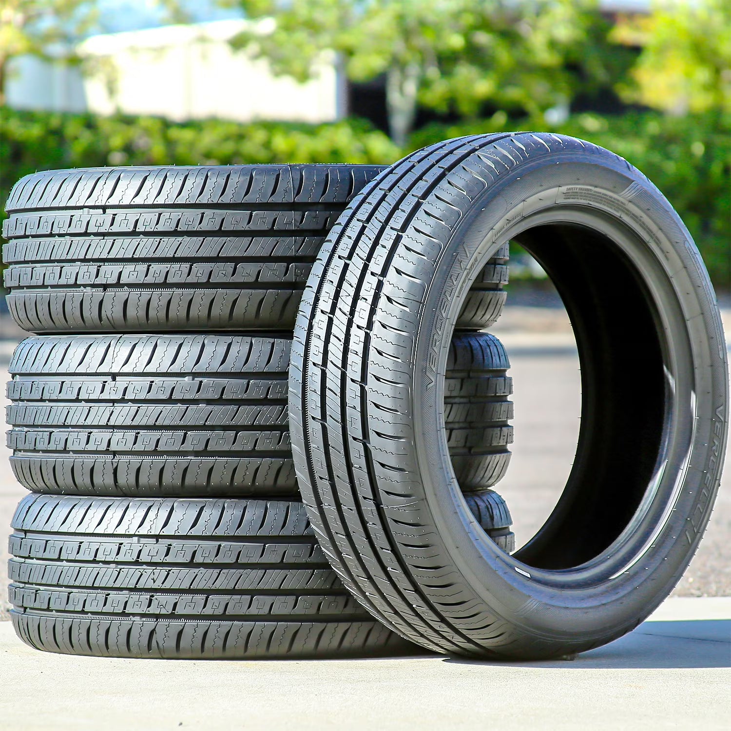 Set of 4 (FOUR) Vercelli Strada I 215/55R17 98V XL A/S All Season Tires Fits: 2011-15 Chevrolet Cruze Eco, 2012-14 Toyota Camry Hybrid XLE