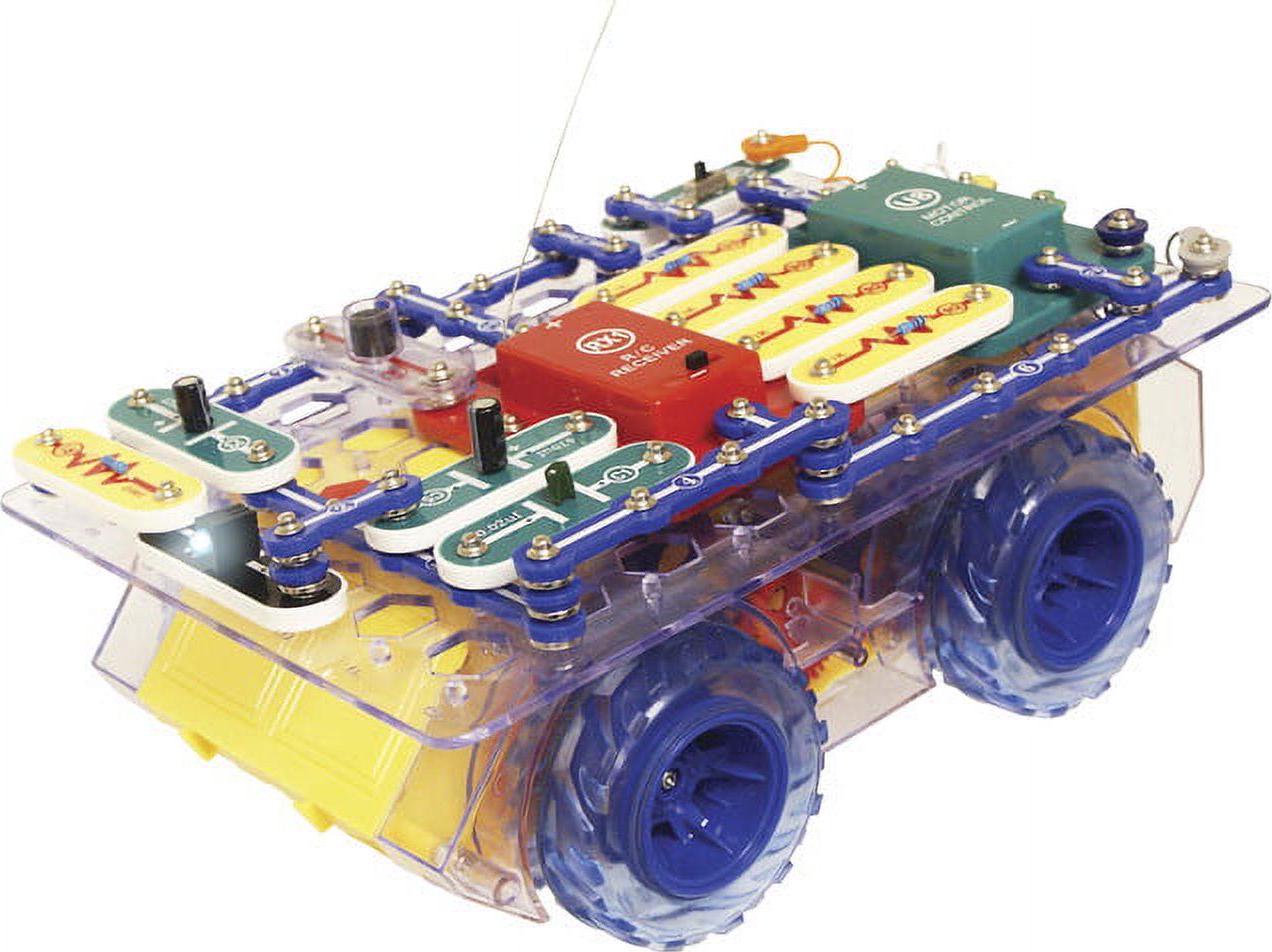 Snap Circuits? R/C Snap Rover Electronics Exploration Science Kit | STEM Radio Control Vehicle for Ages 8+ | SCROV10