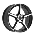 Motiv 16x7.5 5X4.50 433MB Blade Black Wheel Rim
