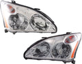 Garage-Pro Driver and Passenger Side Headlight for Lexus RX350 Base 2007-2009 Halogen With bulb(s) USA Built Vehicle Replaces# 811500E010 811100E010