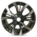 For 2009-2021 Mazda 3 18 Inch Machine Cut Face Gun Metal Rim - OE Direct Replacement - Road Ready Car Wheel