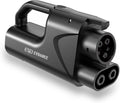 NACS to CCS1 Adapter with Interlock for Tesla Superchargers ?C 500A 1000V CCS1 Fast Charging Compatibe with Supercharger ?C Compatible with Ford, Rivian[Check with Your Automaker for Compatibility]