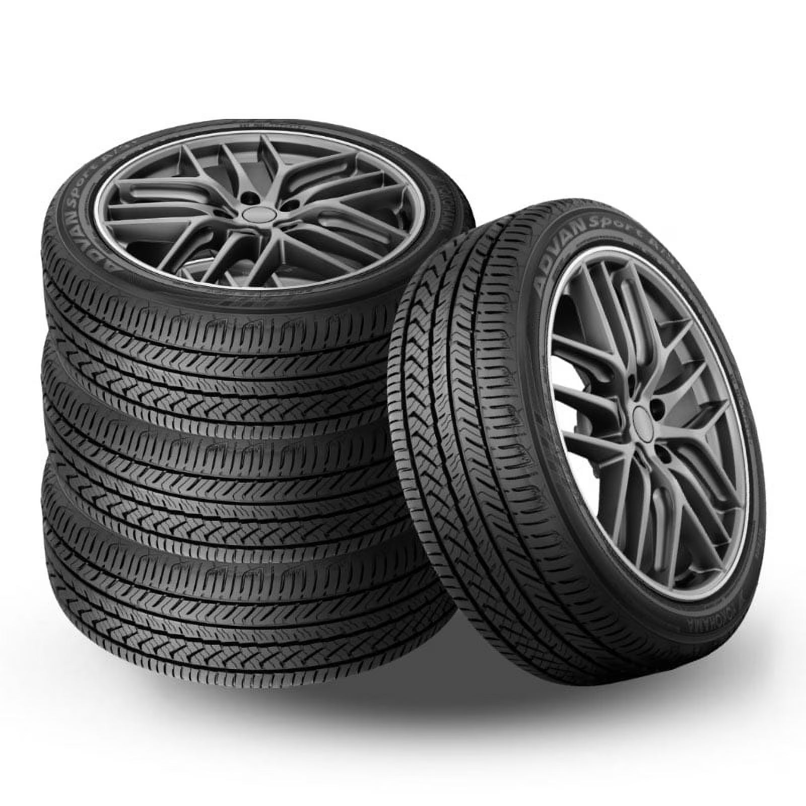 4 Yokohama Advan Sport A/S+ 225/45R17 94W Performance 55000 Mileage Warranty 110140617 / 225/45/17 / 2254517