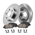 Callahan Brake Parts Brake Kit for Toyota Avalon 1995-1999 Rear Replacement Brake Rotors with Ceramic Brake Pads EBYK036085