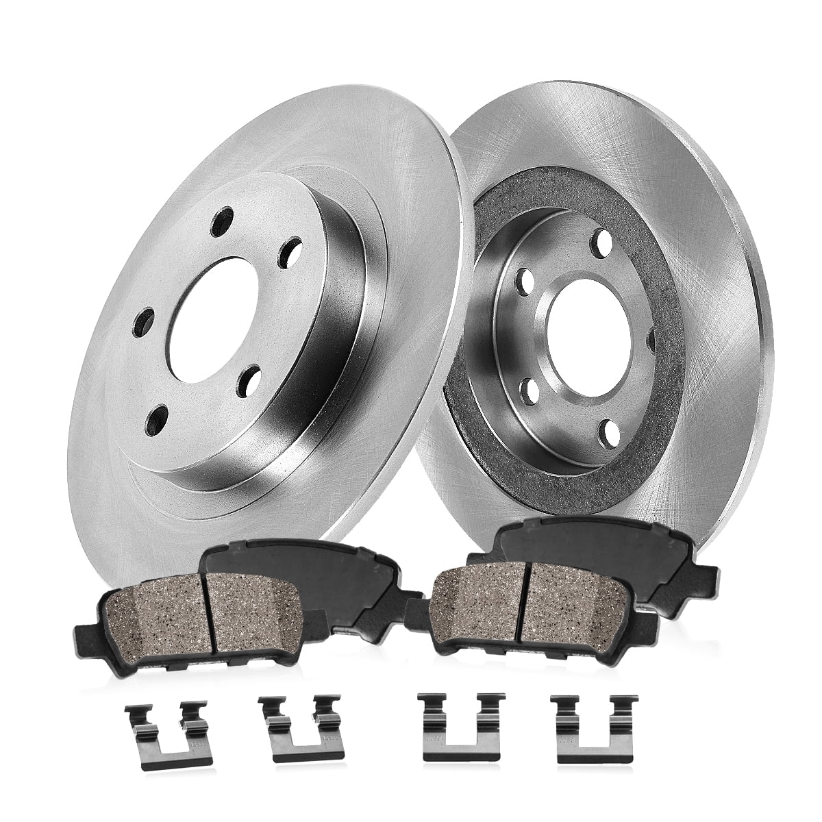 Callahan Brake Parts Brake Kit for Toyota Avalon 1995-1999 Rear Replacement Brake Rotors with Ceramic Brake Pads EBYK036085
