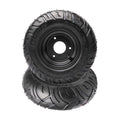 Set of 2 YC Yier 6  Go Kart Tires 13x5.00-6 Tire and Rim Go Kart ATV Wheel Tire with Rim Tubeless 3 Stud Wheels for DIY Part ATV Quad Buggy Go Cart 4 Wheelers Dune Buggy Dolly Cart Scooter