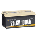 Power Queen 24V 100Ah LiFePO4 Lithium Battery Deep Cycle BMS for Solar , RV ,off-Grid